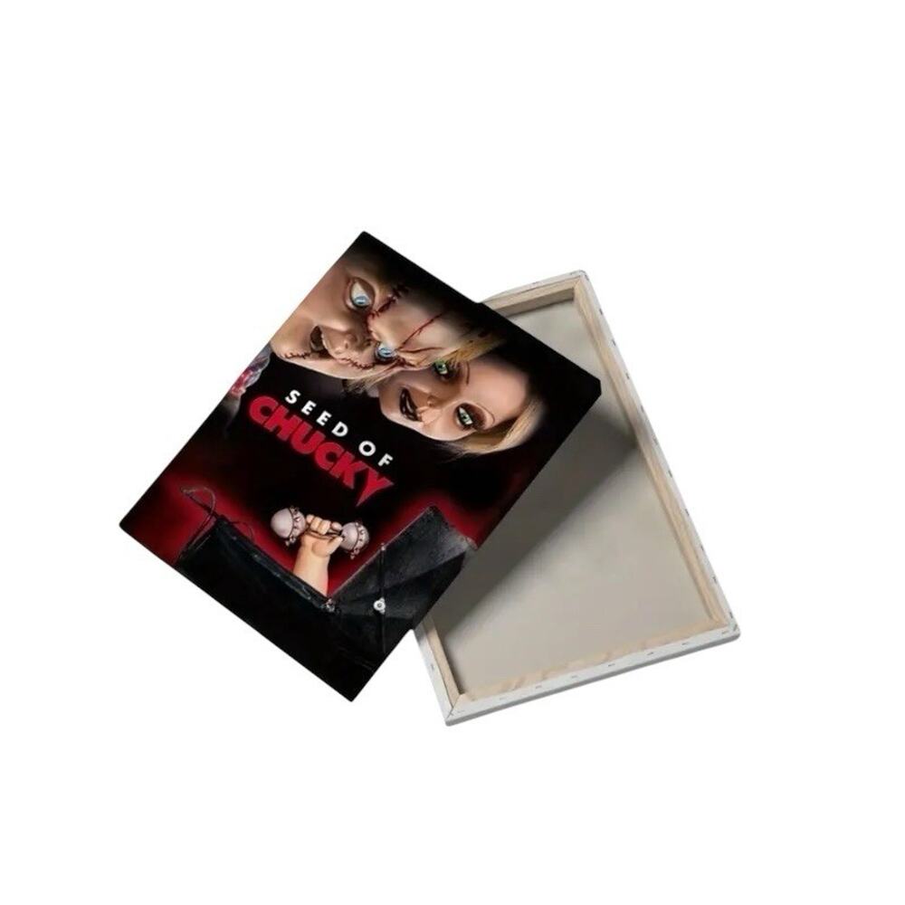 Horror Movie Seed of Chucky Child's Play 7.5" x 11.5" Canvas Wall Hanging